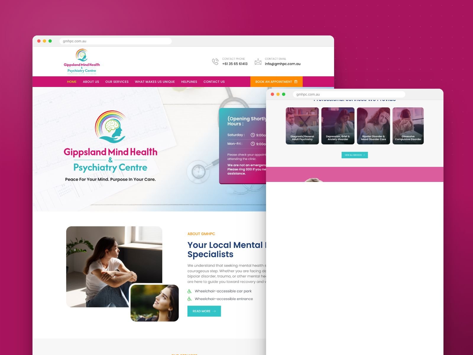 GMHPC Australia website
