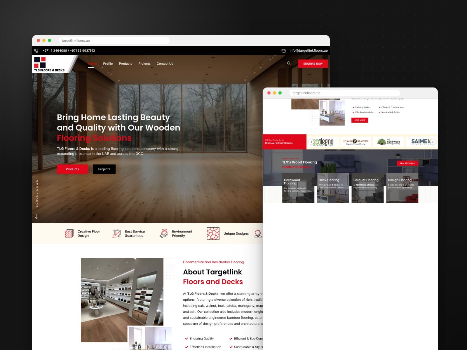 Target Link UAE website